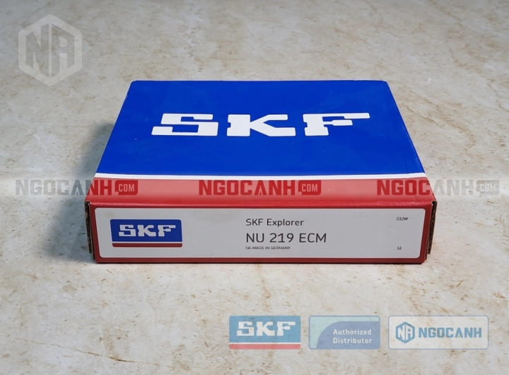 Vòng bi SKF NU 219 ECM chính hãng phân phối bởi SKF Ngọc Anh - Đại lý ủy quyền SKF