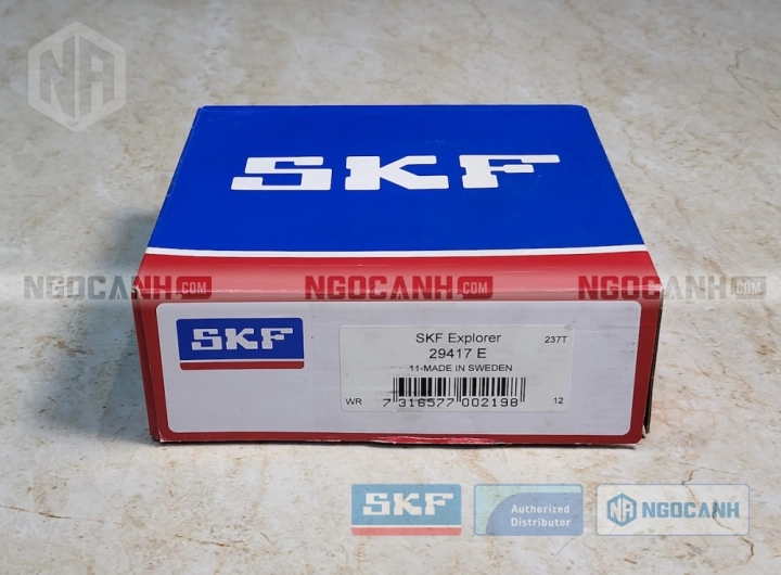 Vòng bi SKF 29417 E chính hãng phân phối bởi SKF Ngọc Anh - Đại lý ủy quyền SKF Vòng bi SKF 29417 E chính hãng phân phối bởi SKF Ngọc Anh - Đại lý ủy quyền SKF