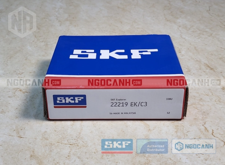 Vòng bi SKF 22219 EK/C3 chính hãng phân phối bởi SKF Ngọc Anh - Đại lý ủy quyền SKF Vòng bi SKF 22219 EK/C3 chính hãng phân phối bởi SKF Ngọc Anh - Đại lý ủy quyền SKF