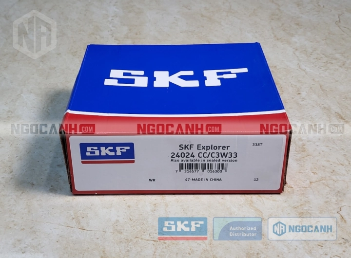 Vòng bi SKF 24024 CC/C3W33 chính hãng phân phối bởi SKF Ngọc Anh - Đại lý ủy quyền SKF Vòng bi SKF 24024 CC/C3W33 chính hãng phân phối bởi SKF Ngọc Anh - Đại lý ủy quyền SKF
