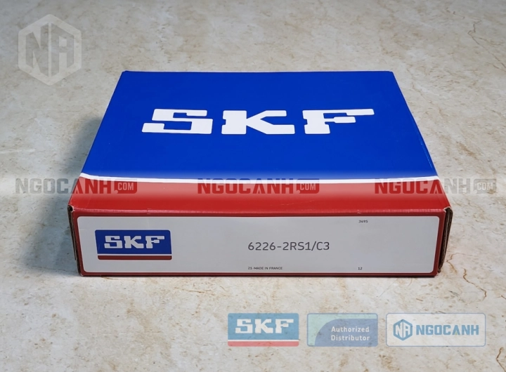 Vòng bi SKF 6226-2RS1/C3 chính hãng phân phối bởi SKF Ngọc Anh - Đại lý ủy quyền SKF Vòng bi SKF 6226-2RS1/C3 chính hãng phân phối bởi SKF Ngọc Anh - Đại lý ủy quyền SKF
