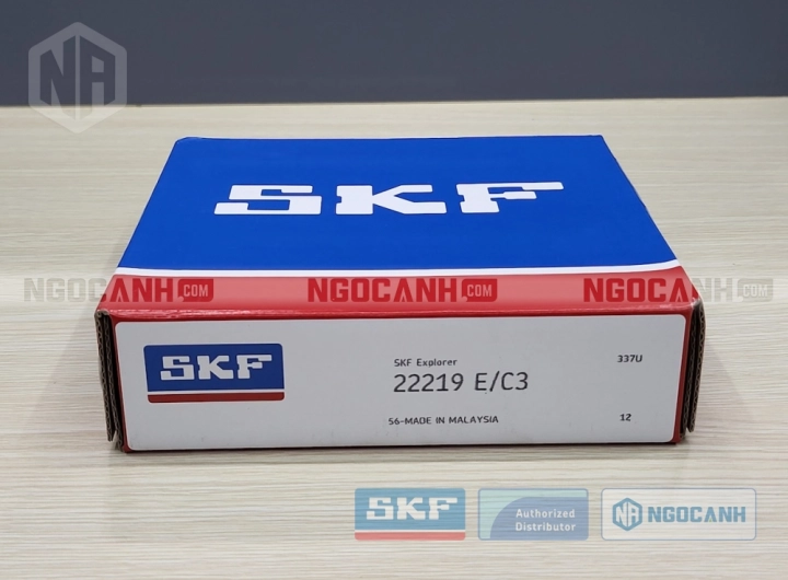 Vòng bi SKF 22219 E/C3 chính hãng phân phối bởi SKF Ngọc Anh - Đại lý ủy quyền SKF