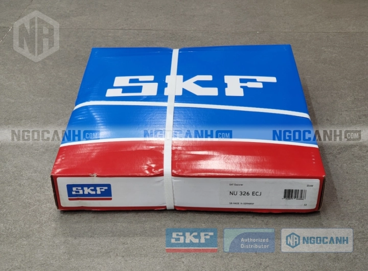 Vòng bi SKF NU 326 ECJ chính hãng phân phối bởi SKF Ngọc Anh - Đại lý ủy quyền SKF