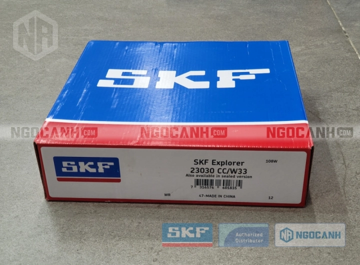 Vòng bi SKF 23030 CC/W33 chính hãng phân phối bởi SKF Ngọc Anh - Đại lý ủy quyền SKF Vòng bi SKF 23030 CC/W33 chính hãng phân phối bởi SKF Ngọc Anh - Đại lý ủy quyền SKF