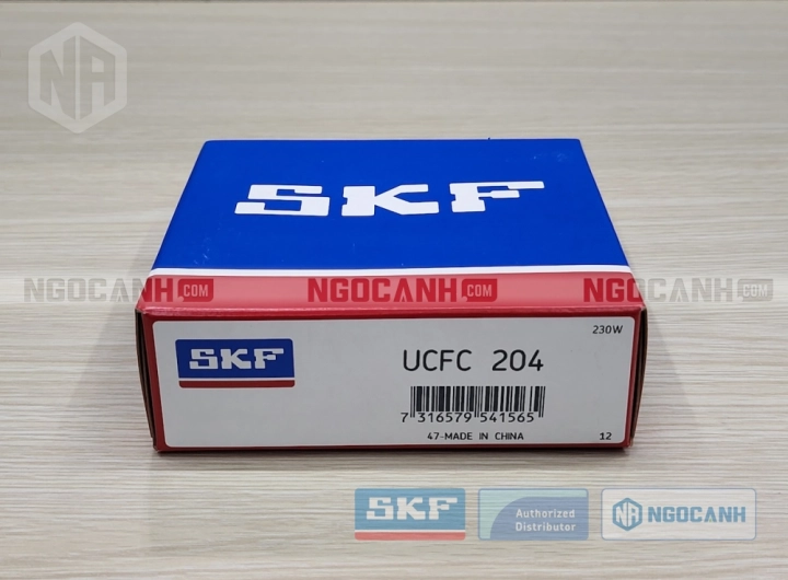 Gối đỡ SKF UCFC 204 chính hãng phân phối bởi SKF Ngọc Anh - Đại lý ủy quyền SKF