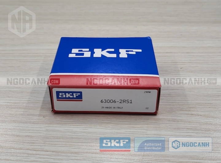 Vòng bi SKF 63006-2RS1 chính hãng phân phối bởi SKF Ngọc Anh - Đại lý ủy quyền SKF