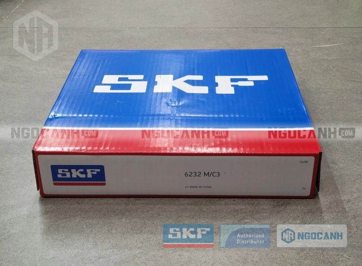 Vòng bi SKF 6232 M/C3 chính hãng phân phối bởi SKF Ngọc Anh - Đại lý ủy quyền SKF