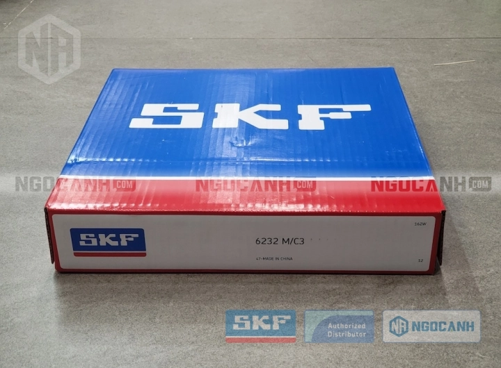 Vòng bi SKF 6232 M/C3 chính hãng phân phối bởi SKF Ngọc Anh - Đại lý ủy quyền SKF Vòng bi SKF 6232 M/C3 chính hãng phân phối bởi SKF Ngọc Anh - Đại lý ủy quyền SKF