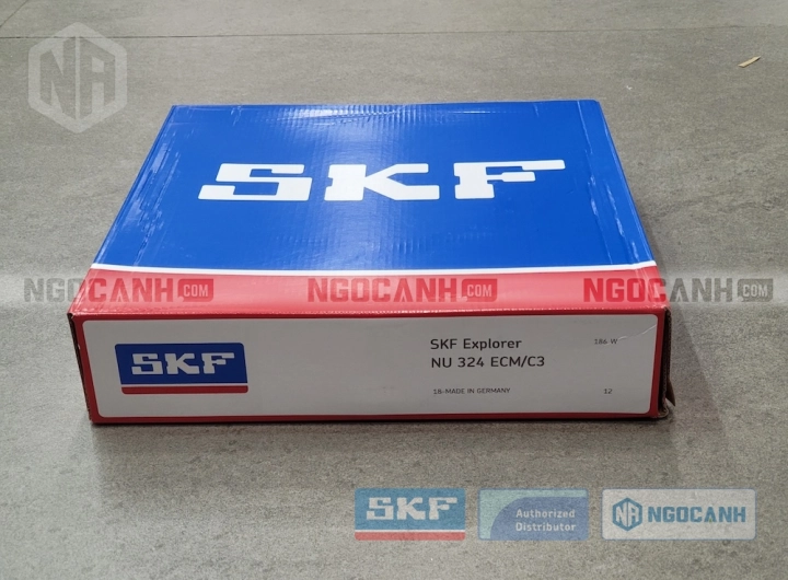 Vòng bi SKF NU 324 ECM/C3 chính hãng phân phối bởi SKF Ngọc Anh - Đại lý ủy quyền SKF