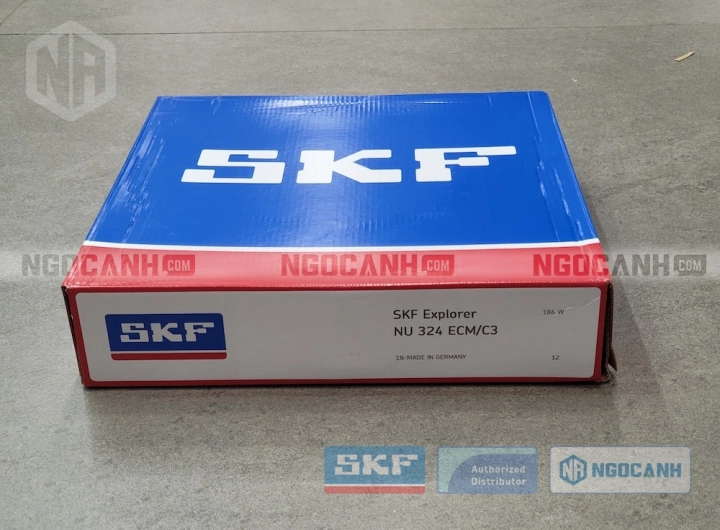 Vòng bi SKF NU 324 ECM/C3 chính hãng phân phối bởi SKF Ngọc Anh - Đại lý ủy quyền SKF Vòng bi SKF NU 324 ECM/C3 chính hãng phân phối bởi SKF Ngọc Anh - Đại lý ủy quyền SKF