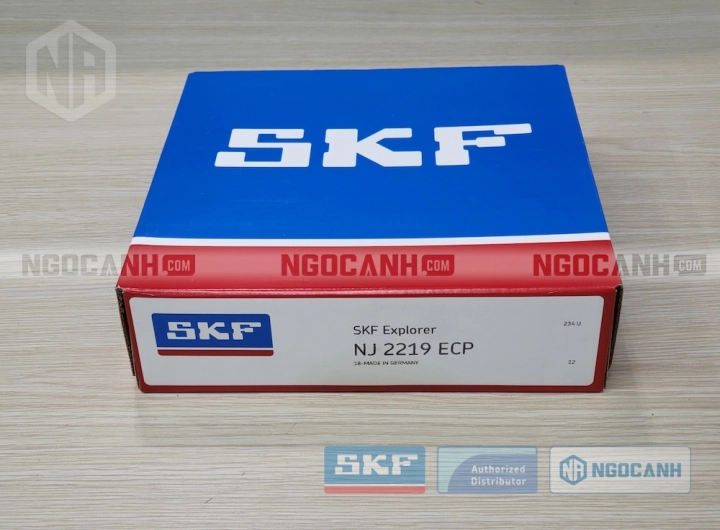 Vòng bi SKF NJ 2219 ECP chính hãng phân phối bởi SKF Ngọc Anh - Đại lý ủy quyền SKF