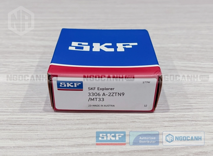 Vòng bi SKF 3306 A-2ZTN9/MT33 chính hãng phân phối bởi SKF Ngọc Anh - Đại lý ủy quyền SKF Vòng bi SKF 3306 A-2ZTN9/MT33 chính hãng phân phối bởi SKF Ngọc Anh - Đại lý ủy quyền SKF
