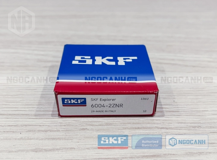 Vòng bi SKF 6004-2ZNR chính hãng phân phối bởi SKF Ngọc Anh - Đại lý ủy quyền SKF