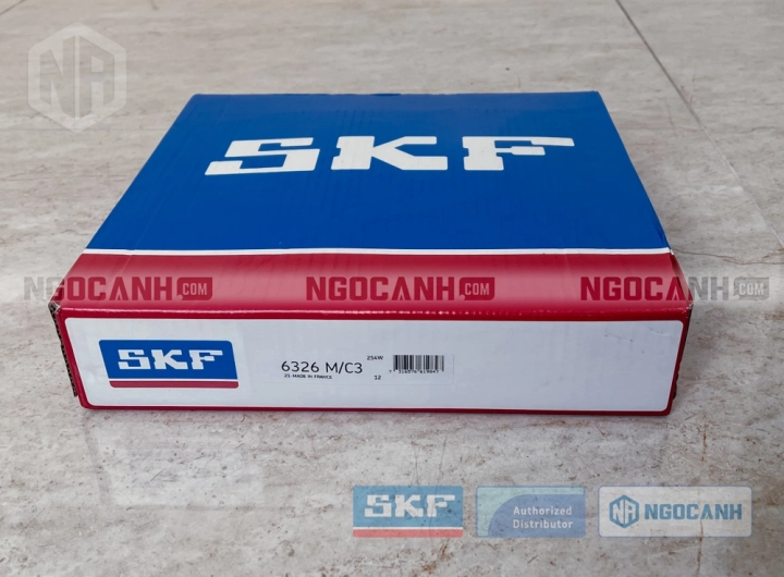 Vòng bi SKF 6326 M/C3 chính hãng phân phối bởi SKF Ngọc Anh - Đại lý ủy quyền SKF