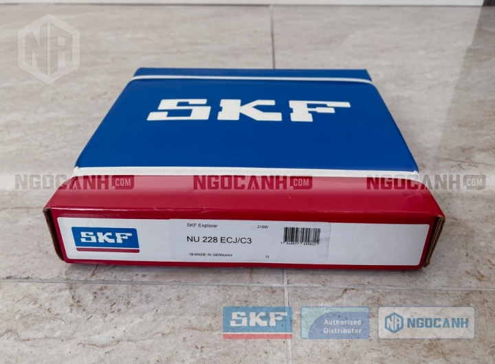 Vòng bi SKF NU 228 ECJ/C3 chính hãng phân phối bởi SKF Ngọc Anh - Đại lý ủy quyền SKF