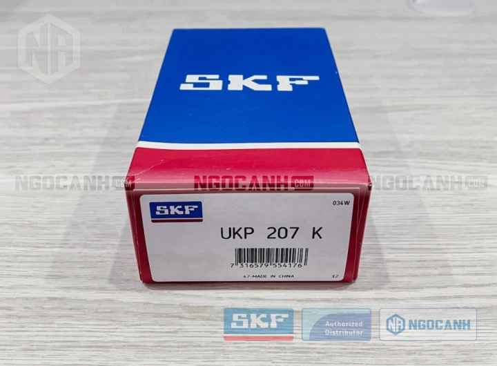 Gối đỡ SKF UKP 207 K chính hãng phân phối bởi SKF Ngọc Anh - Đại lý ủy quyền SKF