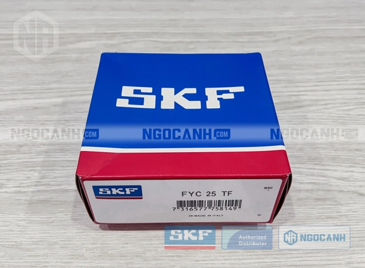 Gối đỡ SKF FYC 25 TF chính hãng phân phối bởi SKF Ngọc Anh - Đại lý ủy quyền SKF