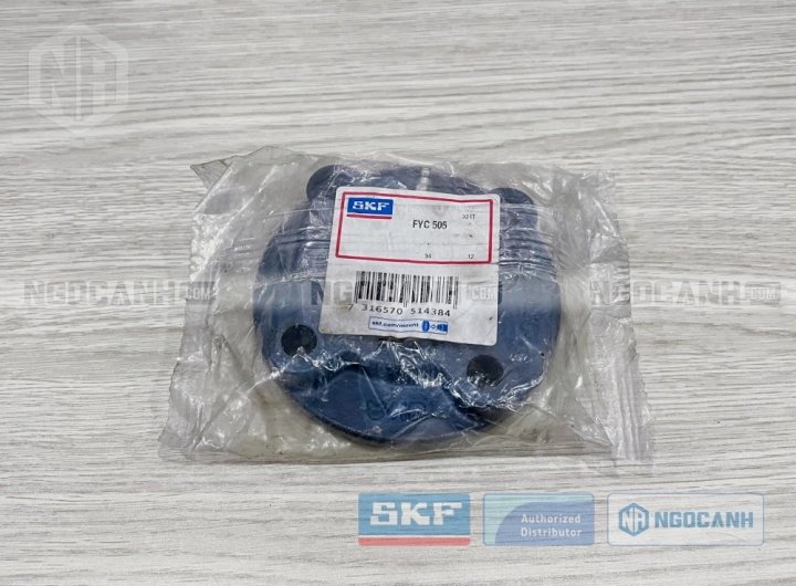Gối đỡ SKF FYC 505 chính hãng phân phối bởi SKF Ngọc Anh - Đại lý ủy quyền SKF