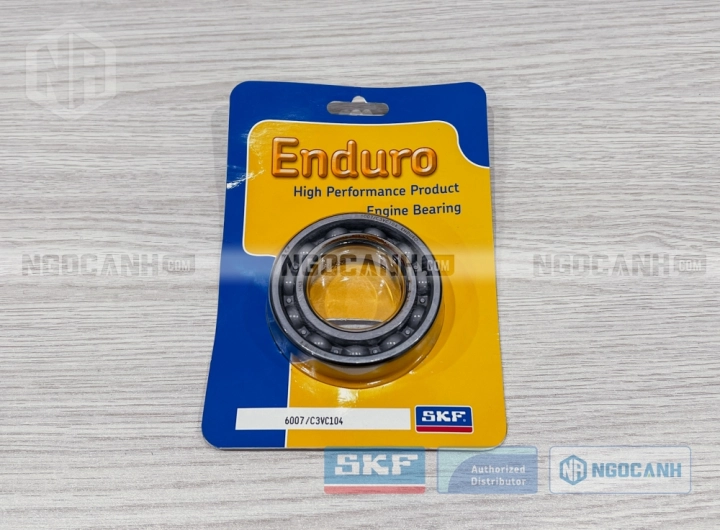 Vòng bi xe máy SKF 6007/C3VC104 chính hãng phân phối bởi SKF Ngọc Anh - Đại lý ủy quyền SKF Vòng bi xe máy SKF 6007/C3VC104 chính hãng phân phối bởi SKF Ngọc Anh - Đại lý ủy quyền SKF