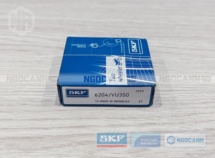 Vòng bi xe máy SKF 6204/VU350 chính hãng phân phối bởi SKF Ngọc Anh - Đại lý ủy quyền SKF