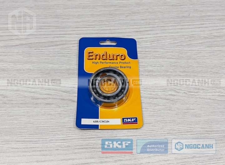 Vòng bi xe máy SKF 6205/C3VC104 chính hãng phân phối bởi SKF Ngọc Anh - Đại lý ủy quyền SKF Vòng bi xe máy SKF 6205/C3VC104 chính hãng phân phối bởi SKF Ngọc Anh - Đại lý ủy quyền SKF