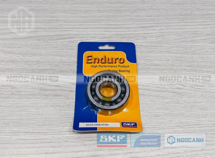 Vòng bi xe máy SKF 63/22/C403LVC104 chính hãng phân phối bởi SKF Ngọc Anh - Đại lý ủy quyền SKF Vòng bi xe máy SKF 63/22/C403LVC104 chính hãng phân phối bởi SKF Ngọc Anh - Đại lý ủy quyền SKF