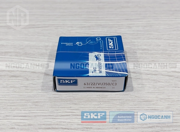 Vòng bi xe máy SKF 63/22/VU350/C3 chính hãng phân phối bởi SKF Ngọc Anh - Đại lý ủy quyền SKF