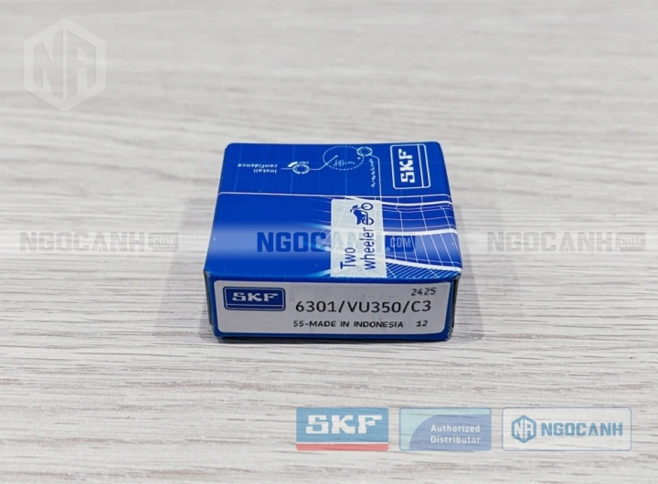 Vòng bi xe máy SKF 6301/VU350/C3 chính hãng phân phối bởi SKF Ngọc Anh - Đại lý ủy quyền SKF Vòng bi xe máy SKF 6301/VU350/C3 chính hãng phân phối bởi SKF Ngọc Anh - Đại lý ủy quyền SKF