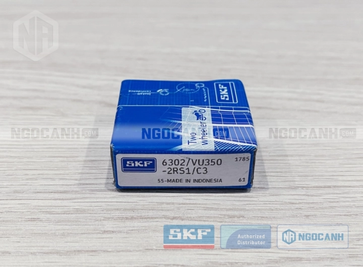 Vòng bi xe máy SKF 6302/VU350-2RS1/C3 chính hãng phân phối bởi SKF Ngọc Anh - Đại lý ủy quyền SKF Vòng bi xe máy SKF 6302/VU350-2RS1/C3 chính hãng phân phối bởi SKF Ngọc Anh - Đại lý ủy quyền SKF