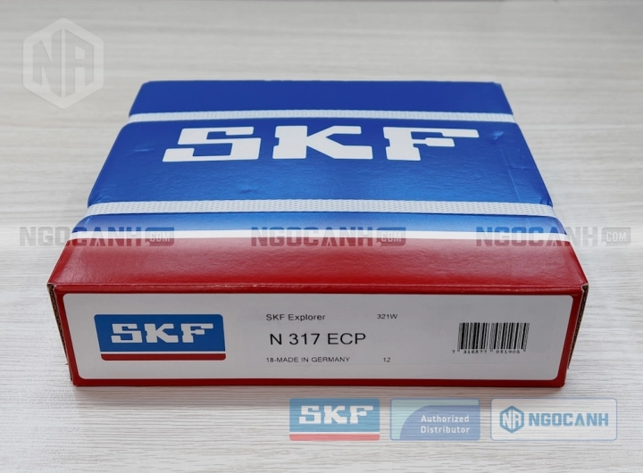 Vòng bi SKF N 317 ECP chính hãng phân phối bởi SKF Ngọc Anh - Đại lý ủy quyền SKF Vòng bi SKF N 317 ECP chính hãng phân phối bởi SKF Ngọc Anh - Đại lý ủy quyền SKF