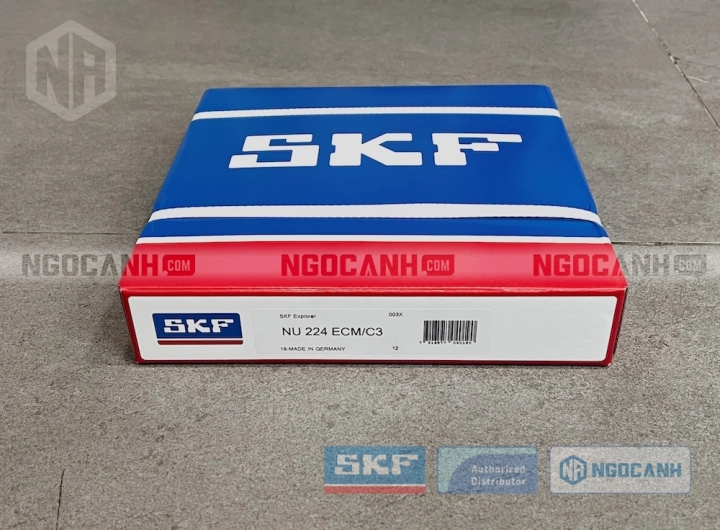 Vòng bi SKF NU 224 ECM/C3 chính hãng phân phối bởi SKF Ngọc Anh - Đại lý ủy quyền SKF Vòng bi SKF NU 224 ECM/C3 chính hãng phân phối bởi SKF Ngọc Anh - Đại lý ủy quyền SKF