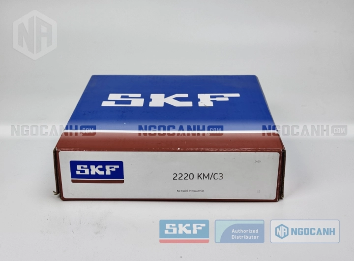 Vòng bi SKF 2220 KM/C3 chính hãng phân phối bởi SKF Ngọc Anh - Đại lý ủy quyền SKF Vòng bi SKF 2220 KM/C3 chính hãng phân phối bởi SKF Ngọc Anh - Đại lý ủy quyền SKF