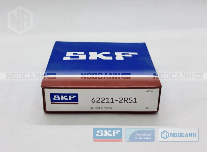 Vòng bi SKF 62211-2RS1 chính hãng phân phối bởi SKF Ngọc Anh - Đại lý ủy quyền SKF Vòng bi SKF 62211-2RS1 chính hãng phân phối bởi SKF Ngọc Anh - Đại lý ủy quyền SKF