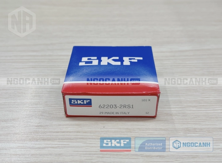 Vòng bi SKF 62203-2RS1 chính hãng phân phối bởi SKF Ngọc Anh - Đại lý ủy quyền SKF Vòng bi SKF 62203-2RS1 chính hãng phân phối bởi SKF Ngọc Anh - Đại lý ủy quyền SKF