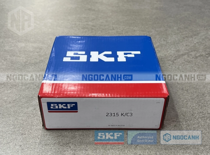 Vòng bi SKF 2315 K/C3 chính hãng phân phối bởi SKF Ngọc Anh - Đại lý ủy quyền SKF Vòng bi SKF 2315 K/C3 chính hãng phân phối bởi SKF Ngọc Anh - Đại lý ủy quyền SKF