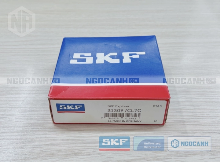 Vòng bi SKF 31309/CL7C chính hãng phân phối bởi SKF Ngọc Anh - Đại lý ủy quyền SKF Vòng bi SKF 31309/CL7C chính hãng phân phối bởi SKF Ngọc Anh - Đại lý ủy quyền SKF