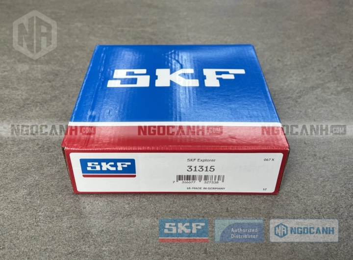 Vòng bi SKF 31315 chính hãng phân phối bởi SKF Ngọc Anh - Đại lý ủy quyền SKF Vòng bi SKF 31315 chính hãng phân phối bởi SKF Ngọc Anh - Đại lý ủy quyền SKF