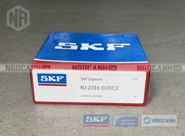 Vòng bi SKF NJ 2316 ECP/C3 chính hãng phân phối bởi SKF Ngọc Anh - Đại lý ủy quyền SKF Vòng bi SKF NJ 2316 ECP/C3 chính hãng phân phối bởi SKF Ngọc Anh - Đại lý ủy quyền SKF