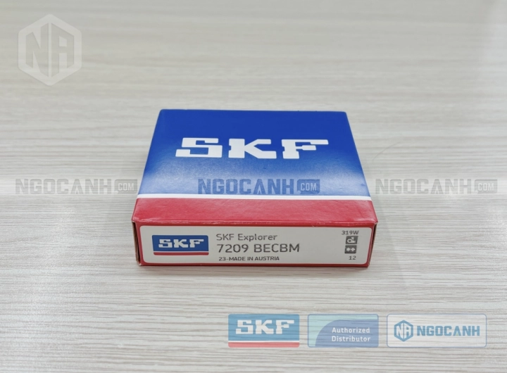 Vòng bi SKF 7209 BECBM chính hãng phân phối bởi SKF Ngọc Anh - Đại lý ủy quyền SKF Vòng bi SKF 7209 BECBM chính hãng phân phối bởi SKF Ngọc Anh - Đại lý ủy quyền SKF