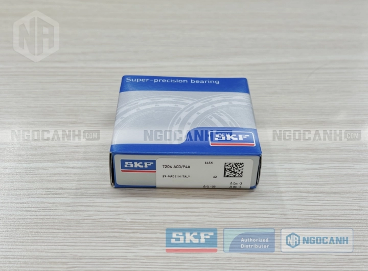 Vòng bi SKF 7204 ACD/P4A chính hãng phân phối bởi SKF Ngọc Anh - Đại lý ủy quyền SKF Vòng bi SKF 7204 ACD/P4A chính hãng phân phối bởi SKF Ngọc Anh - Đại lý ủy quyền SKF