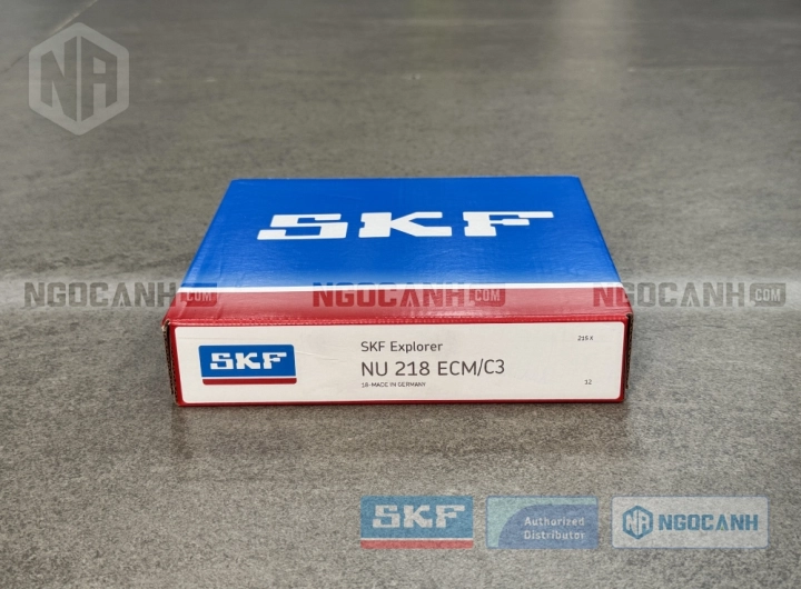 Vòng bi SKF NU 218 ECM/C3 chính hãng phân phối bởi SKF Ngọc Anh - Đại lý ủy quyền SKF Vòng bi SKF NU 218 ECM/C3 chính hãng phân phối bởi SKF Ngọc Anh - Đại lý ủy quyền SKF