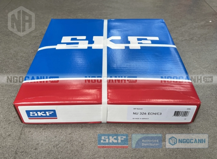 Vòng bi SKF NU 326 ECM/C3 chính hãng phân phối bởi SKF Ngọc Anh - Đại lý ủy quyền SKF Vòng bi SKF NU 326 ECM/C3 chính hãng phân phối bởi SKF Ngọc Anh - Đại lý ủy quyền SKF