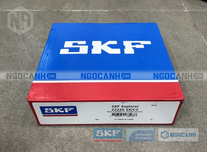 Vòng bi SKF 22226 EK/C3 chính hãng phân phối bởi SKF Ngọc Anh - Đại lý ủy quyền SKF Vòng bi SKF 22226 EK/C3 chính hãng phân phối bởi SKF Ngọc Anh - Đại lý ủy quyền SKF