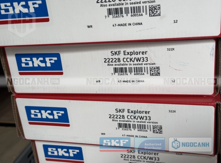 Vòng bi SKF 22228 CCK/W33 chính hãng phân phối bởi SKF Ngọc Anh - Đại lý ủy quyền SKF Vòng bi SKF 22228 CCK/W33 chính hãng phân phối bởi SKF Ngọc Anh - Đại lý ủy quyền SKF