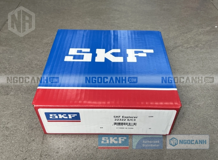 Vòng bi SKF 22322 E/C3 chính hãng phân phối bởi SKF Ngọc Anh - Đại lý ủy quyền SKF Vòng bi SKF 22322 E/C3 chính hãng phân phối bởi SKF Ngọc Anh - Đại lý ủy quyền SKF