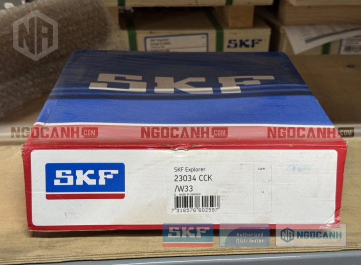 Vòng bi SKF 23034 CCK/W33 chính hãng phân phối bởi SKF Ngọc Anh - Đại lý ủy quyền SKF Vòng bi SKF 23034 CCK/W33 chính hãng phân phối bởi SKF Ngọc Anh - Đại lý ủy quyền SKF