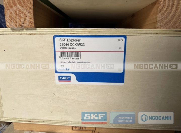 Vòng bi SKF 23044 CCK/W33 chính hãng phân phối bởi SKF Ngọc Anh - Đại lý ủy quyền SKF Vòng bi SKF 23044 CCK/W33 chính hãng phân phối bởi SKF Ngọc Anh - Đại lý ủy quyền SKF