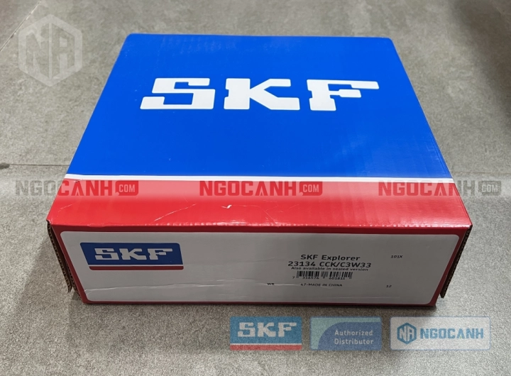 Vòng bi SKF 23134 CCK/C3W33 chính hãng phân phối bởi SKF Ngọc Anh - Đại lý ủy quyền SKF Vòng bi SKF 23134 CCK/C3W33 chính hãng phân phối bởi SKF Ngọc Anh - Đại lý ủy quyền SKF