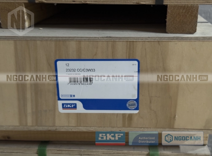 Vòng bi SKF 23232 CC/C3W33 chính hãng phân phối bởi SKF Ngọc Anh - Đại lý ủy quyền SKF Vòng bi SKF 23232 CC/C3W33 chính hãng phân phối bởi SKF Ngọc Anh - Đại lý ủy quyền SKF