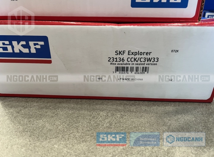 Vòng bi SKF 23136 CCK/C3W33 chính hãng phân phối bởi SKF Ngọc Anh - Đại lý ủy quyền SKF Vòng bi SKF 23136 CCK/C3W33 chính hãng phân phối bởi SKF Ngọc Anh - Đại lý ủy quyền SKF
